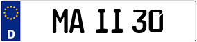 Truck License Plate